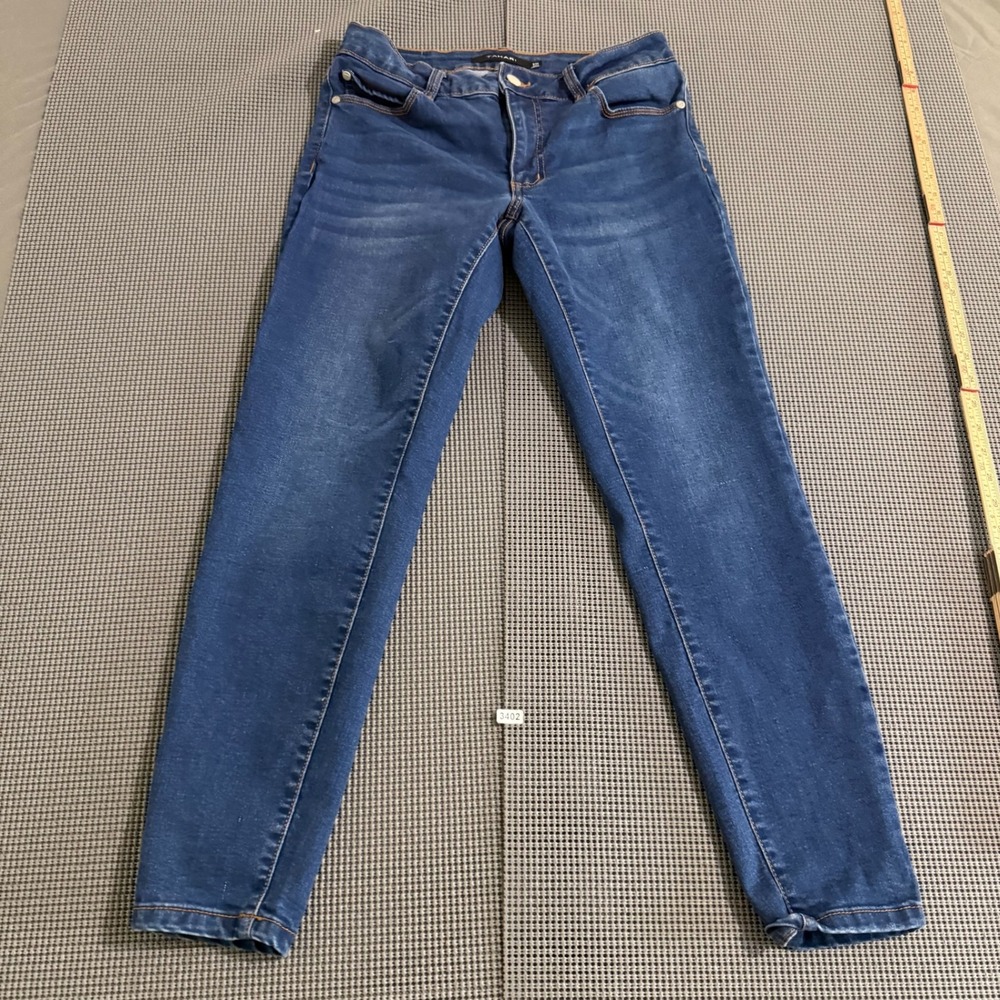 Tahari Kelly Mid-rise Skinny Jeans Womens 8/29 Blue Denim Medium Wash